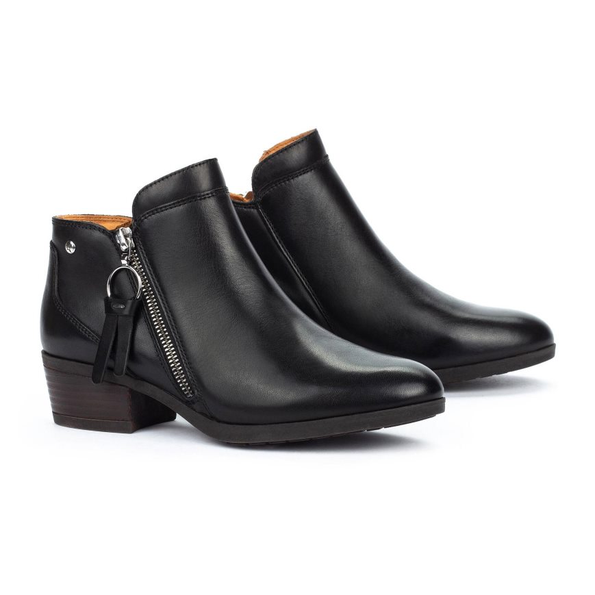 Women's Pikolinos DAROCA Ankle Boots Black | NZ E12AQ75